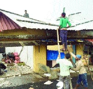 जव्हारला वादळी पावसाचे थैमान