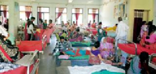 District Hospital HousesFull: | जिल्हा रूग्णालय हाऊसफुल्ल :