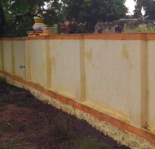 Protective wall before rainy monsoon in Dindoshi | दिंडोशी बाणडोंगरीत पावसाळ्यापूर्वी संरक्षक भिंत