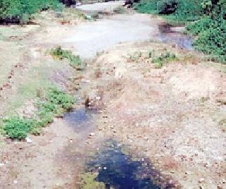 Bore river falls on dry river | बोर नदीपात्राला पडली कोरड Bore river falls on dry river | बोर नदीपात्राला पडली कोरड