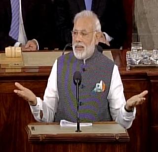 Modi's Pakistan in the American Parliament, the base of terrorists next to India | भारताच्या शेजारीच दहशतवाद्यांचा अड्डा, अमेरिकन संसदेत मोदींचा पाकिस्तानाला टोला