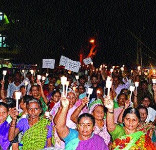 Dharavi Candle Front | धारावीत मेणबत्ती मोर्चा