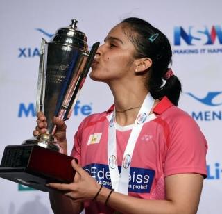 Saina Nehwal wins Australian Open Super Series title | सायना नेहवालनं दुसऱ्यांदा जिंकलं ऑस्ट्रेलियन ओपन सुपर सीरिजचं जेतेपद.