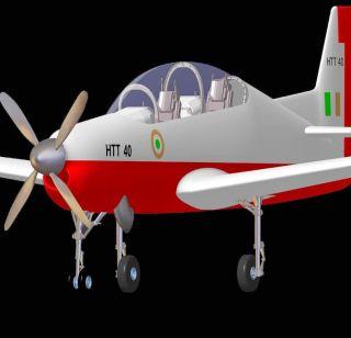 Flight of the first indigenously built HTT 40 flight of India | भारताचं स्वदेशी बनावटीचं पहिलं विमान एचटीटी 40नं घेतलं उड्डाण