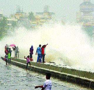 Mumbai rained down the rain | मुंबईला पावसाने झोडपले