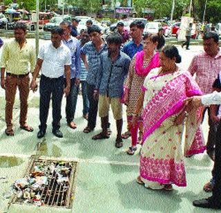 Observe the cleanliness in the city | शहरातील साफसफाईवर लक्ष द्यावे