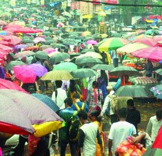 District's Thane | जिल्ह्यात पावसाचे ‘ठाणे’ District's Thane | जिल्ह्यात पावसाचे ‘ठाणे’