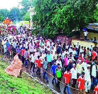 Shambhu Mahadev Palkhi departure from Rahu | राहू येथून शंभो महादेव पालखीचे प्रस्थान Shambhu Mahadev Palkhi departure from Rahu | राहू येथून शंभो महादेव पालखीचे प्रस्थान