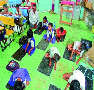 School after five days in full swing | पाचोराबारीत भरली पाच दिवसानंतर शाळा