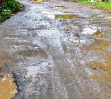 Roads in the mishap | आमगावातील रस्ते चिखलात Roads in the mishap | आमगावातील रस्ते चिखलात