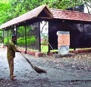 The 'art courtyard' is still waiting for an exit | ‘कला अंगण’ अद्याप अनावरणाच्या प्रतीक्षेत