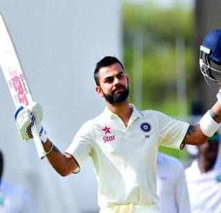 Kohli's double hundred, India 4 for 404 | कोहलीचे द्विशतक, भारत ४ बाद ४०४