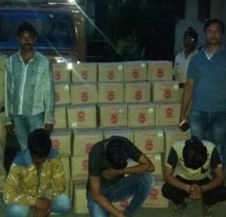 4 lakh 70 thousand liquor seized from Chandrapur | चंद्रपूरकडे जाणारी 4 लाख 70 हजारांची दारू जप्त