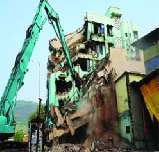 दिघातील अनधिकृत बांधकामांना अभय