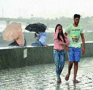 Heavy rains continued | पावसाची जोरदार हजेरी कायम Heavy rains continued | पावसाची जोरदार हजेरी कायम