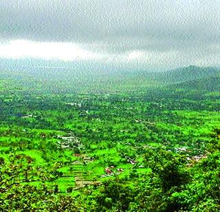 The Rohideshwar fort is surrounded by greenery | रोहिडेश्वर किल्ला हिरवाईच्या शालूने नटला The Rohideshwar fort is surrounded by greenery | रोहिडेश्वर किल्ला हिरवाईच्या शालूने नटला