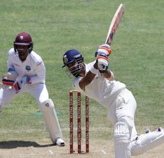India's 162-run lead against the West Indies | वेस्ट इंडिजविरुद्ध भारताकडे 162 धावांची आघाडी India's 162-run lead against the West Indies | वेस्ट इंडिजविरुद्ध भारताकडे 162 धावांची आघाडी