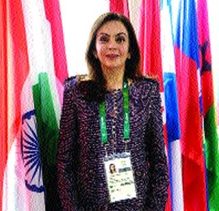 Nita Ambani is a member of IOC | नीता अंबानी आयओसीच्या सदस्यपदी Nita Ambani is a member of IOC | नीता अंबानी आयओसीच्या सदस्यपदी