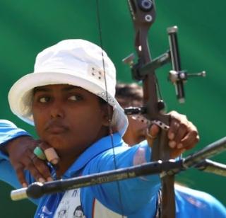 Archery - Deepika Kumari and Bumbaay pre-quarterfinals in the pre-quarterfinals | तिरंदाजी - दीपिकाकुमारी आणि बोंबायला उपउपांत्यपूर्व फेरीत