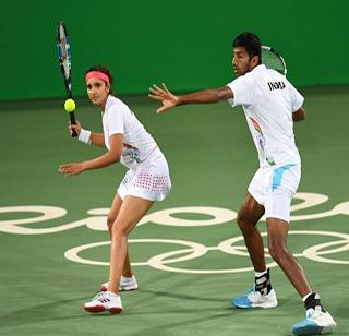 Sania Mirza and Bopanna lose in semifinals | उपांत्य फेरीत सानिया मिर्झा व बोपन्ना पराभूत