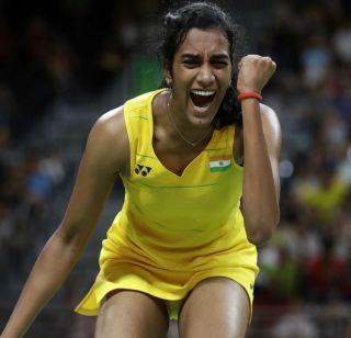 Another medal of India, p. V. In the finals of Sindhu | भारताचं आणखी एक पदक निश्चित, पी. व्ही. सिंधू फायनलमध्ये