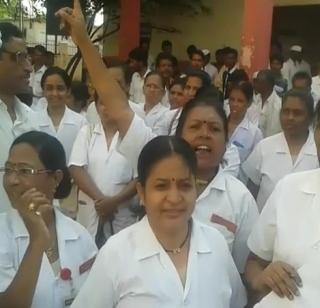 VIDEO: Beed - District Hospital vs CS against the District! | VIDEO : बीड - जिल्हा रुग्णालयात सीएस विरुद्ध कर्मचारी!