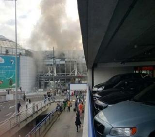 Blasts in police building in Brussels | ब्रसेल्समध्ये पोलिस इमारतीत बॉम्बस्फोट