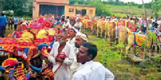 Farmers' self-esteem extended in Uoty | उटी येथील पोळ्यात वाढविला शेतकऱ्यांचा आत्मसन्मान