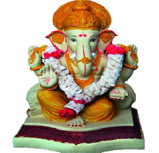 Eco-friendly Ganesh idols | इकोफ्रेंडली गणेशमूर्तींना परराज्यात मागणी