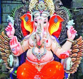 Quit for Ganpati for a day and a half day | रहाटणीत दीड दिवसाच्या गणपतीला निरोप