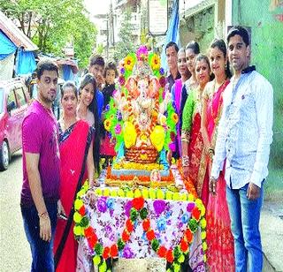 'One Village One Procession' practice in Pen | पेणमध्ये ‘एक गाव एक मिरवणुकी’ची प्रथा