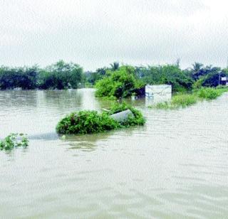 If there is a flood of water in Tarapur, then boisar water in the straws | तारापूरला पुराचा वेढा तर बोईसरला चाळींमध्ये पाणी If there is a flood of water in Tarapur, then boisar water in the straws | तारापूरला पुराचा वेढा तर बोईसरला चाळींमध्ये पाणी