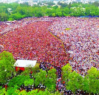 Godavari Maratha Samaj's Mahamarcha | गोदाकाठी मराठा समाजाचा महामोर्चा