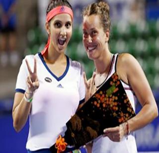 Sania-Barber won the title | सानिया-बार्बराने जिंकले जेतेपद