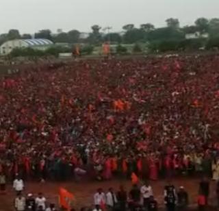 VIDEO: Aggregate Maratha community showed unity! | VIDEO- सकल मराठा समाजाने दाखविली एकजूट!