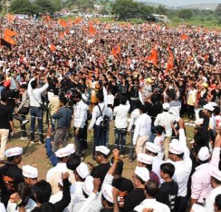 Maratha clash in the land of martyrs | शहिदांच्या भूमीत मराठ्यांची वज्रमूठ Maratha clash in the land of martyrs | शहिदांच्या भूमीत मराठ्यांची वज्रमूठ