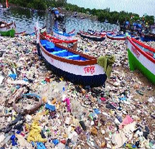 Polluted from the Bay of Lakes Bay | वेसाव्याची खाडी प्रदूषित Polluted from the Bay of Lakes Bay | वेसाव्याची खाडी प्रदूषित