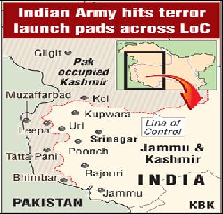 38 terrorists, 9 Pak soldiers killed in 4 hours | 4 तासांत 38 दहशतवादी, 9 पाकी सैनिकांचा खात्मा