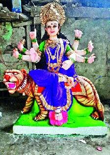 Durgamata temple flooded the temple | दुर्गामाता मंदिर परिसराला रोषणाई Durgamata temple flooded the temple | दुर्गामाता मंदिर परिसराला रोषणाई