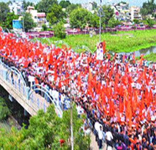 Elgar of the Maratha Revolution in Baramati | बारामतीत मराठा क्रांतीचा एल्गार