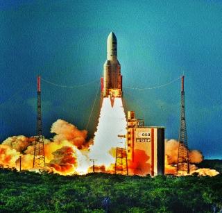 Successful launch of India's GSAT 18 | भारताच्या जी सॅट १८ चे यशस्वी प्रक्षेपण