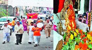 Chandwada has one lakh devotees | चांदवडला एक लाख भाविक Chandwada has one lakh devotees | चांदवडला एक लाख भाविक