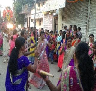 Feminizing the power of women in the festival of Durga Devi | दुर्गा देवीच्या उत्सवात नारी शक्तीचा जल्लोष