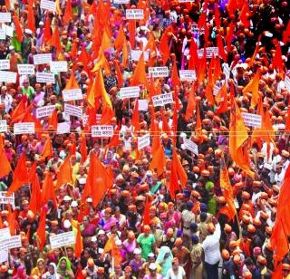 Maratha Elgar in Thane on Mumbai's Gateway | मुंबईच्या वेशीवर ठाण्यात मराठा एल्गार