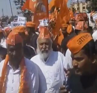 VIDEO: Maratha Kranti silence marcha in Bidar | VIDEO : मराठा क्रांती मूक मोर्चा धडकला बीदरमध्ये