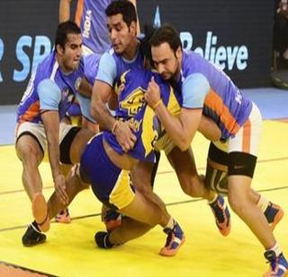 Kabaddi World Cup: India beat in final | कबड्डी वर्ल्डकप : भारताची अंतिम फेरीत धडक