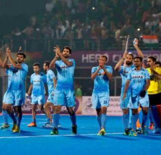 Hockey - India's push to hosts | हॉकी - भारताचा यजमानांना धक्का Hockey - India's push to hosts | हॉकी - भारताचा यजमानांना धक्का