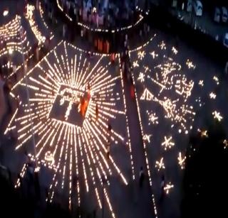 VIDEO: Shaniwarwada brilliantly lit | VIDEO: दीपोत्सवाने उजळला शनिवारवाडा