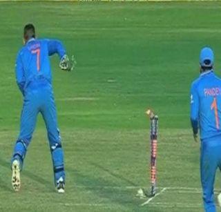 VIDEO: Dhoni's surprise run of 5 runs | VIDEO: विरोधी संघानाही चकित करणारे धोनीचे 5 रनआऊट