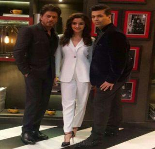 Shahrukh-Alia's first guest with 'Coffee with Karan-5' | शाहरुख-आलिया 'कॉफी विथ करण -5'चे पहिले गेस्ट